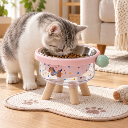 🐾 Elevated Pet Bowl | Raised Feeding Stand
