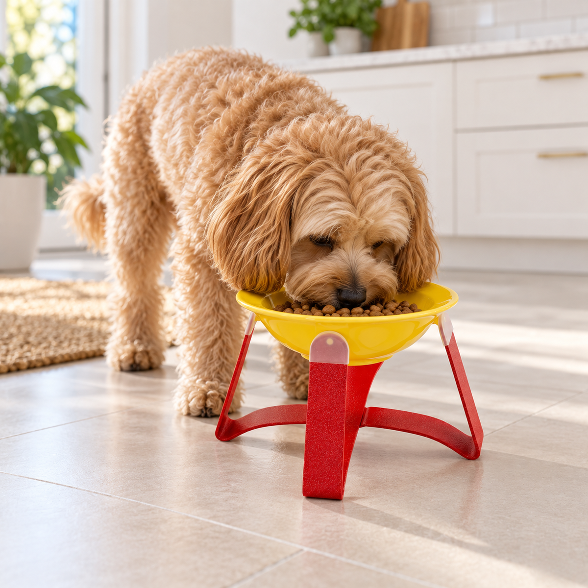 🐾 Elevated Pet Bowl | Raised Feeding Bowl