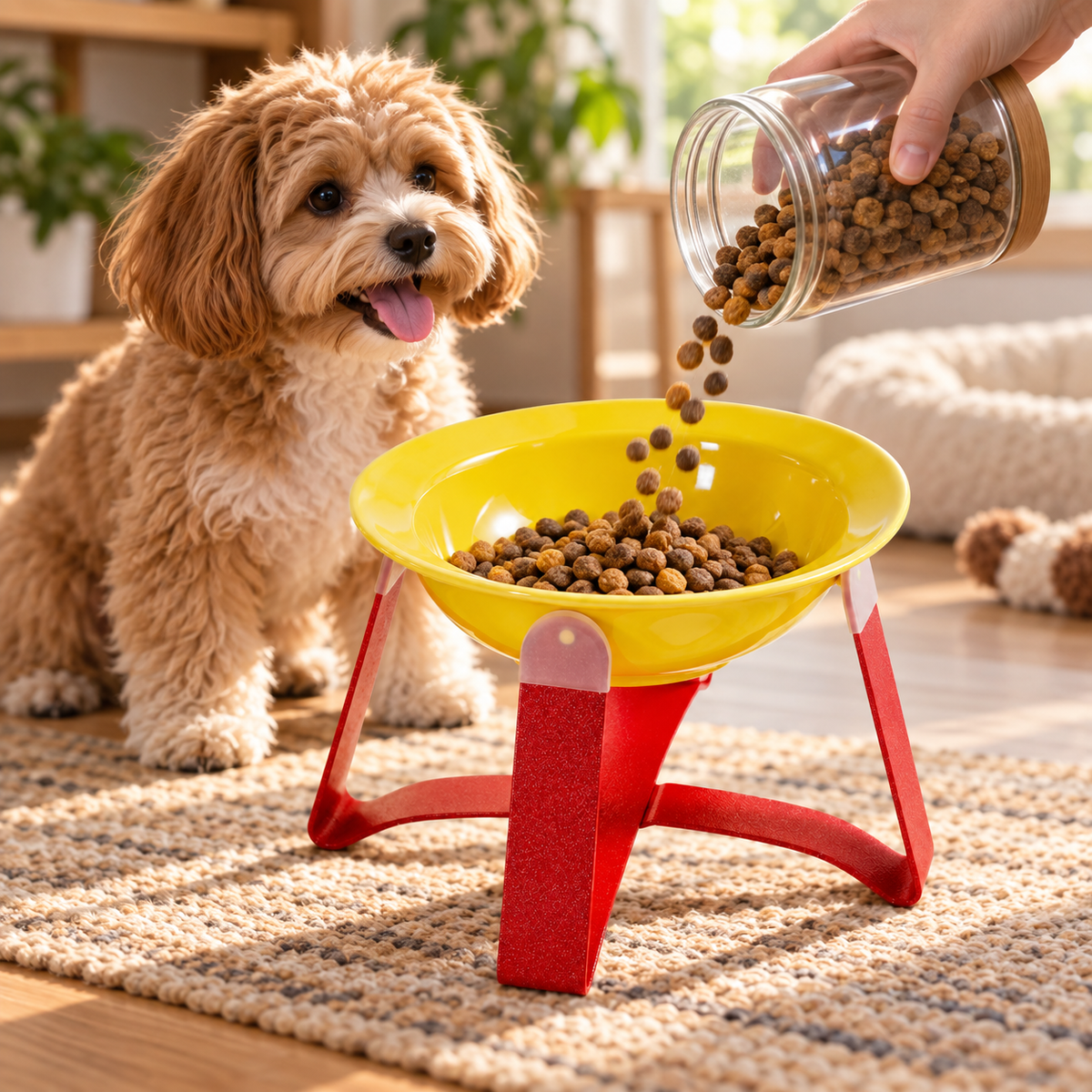 🐾 Elevated Pet Bowl | Raised Feeding Bowl
