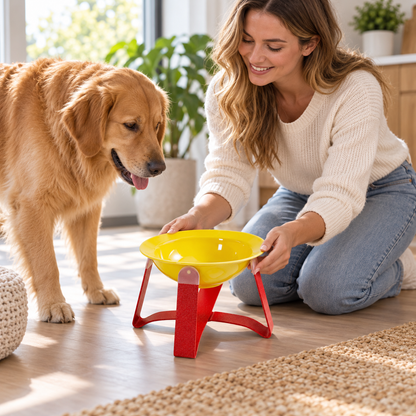 🐾 Elevated Pet Bowl | Raised Feeding Bowl
