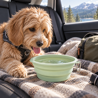 🐾 Collapsible Pet Bowl | Portable Travel Bowl
