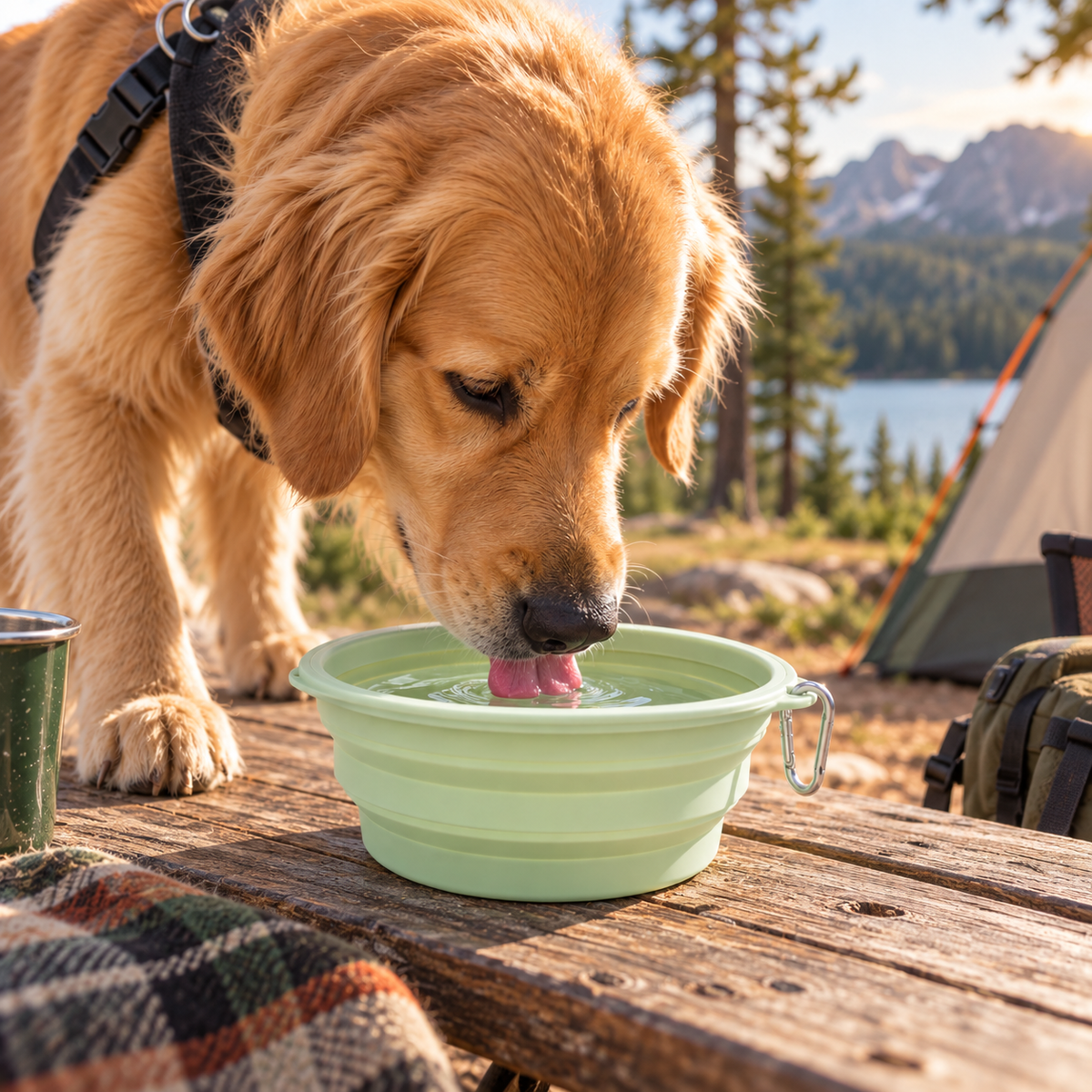 🐾 Collapsible Pet Bowl | Portable Travel Bowl
