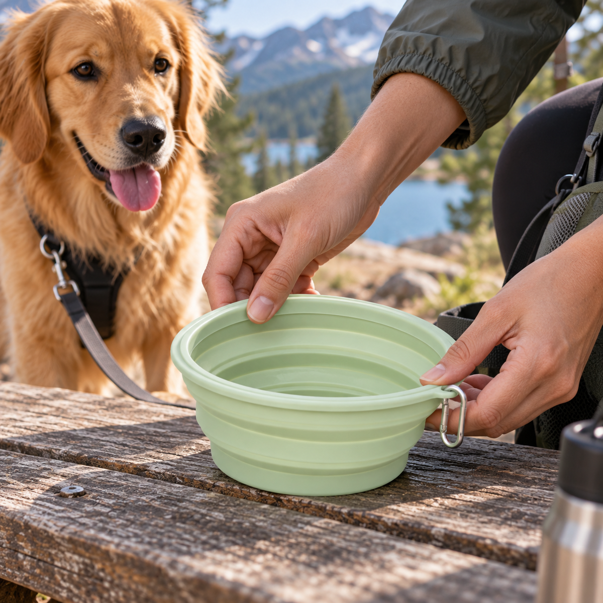 🐾 Collapsible Pet Bowl | Portable Travel Bowl