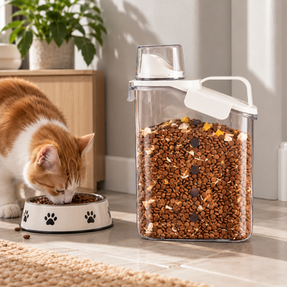 🐾 Airtight Pet Food Container | Fresh & Easy Storage