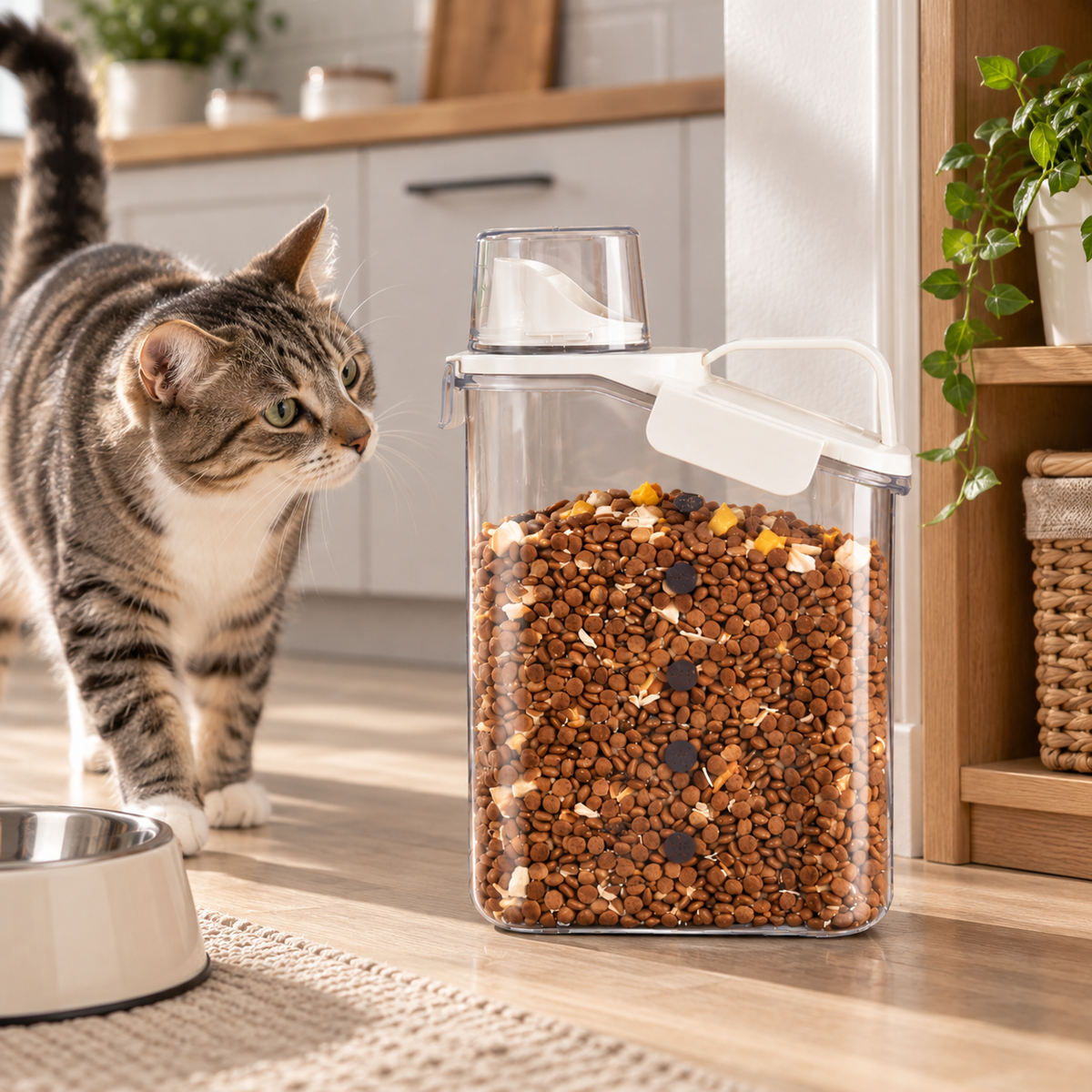🐾 Airtight Pet Food Container | Fresh & Easy Storage