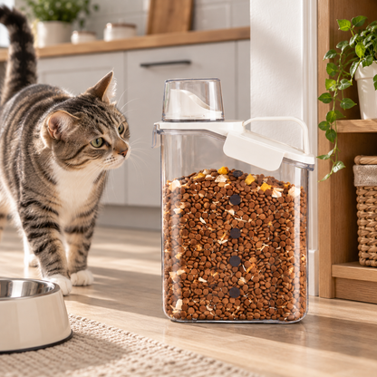 🐾 Airtight Pet Food Container | Fresh & Easy Storage