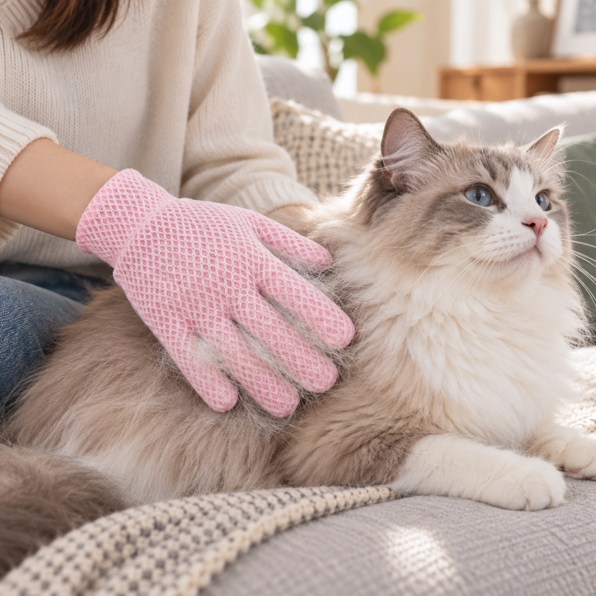 🐾 Pet Hair Removal Glove | Gentle Grooming & Cleaning