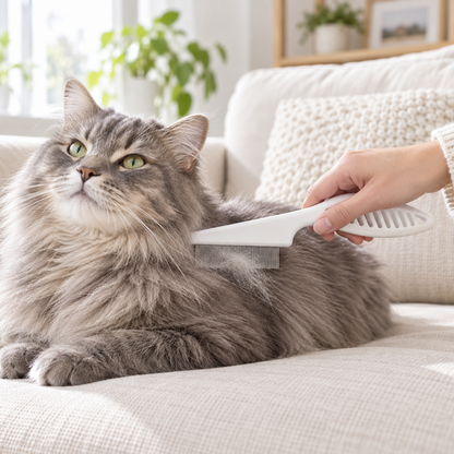 🐾 Pet Hair Removal Comb | Fine-Tooth Grooming Tool