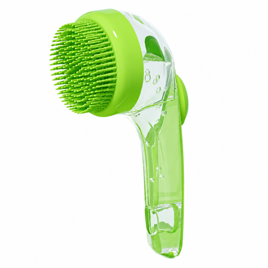 💚 Pet Bath Massage Brush | Gentle Deep-Clean Grooming