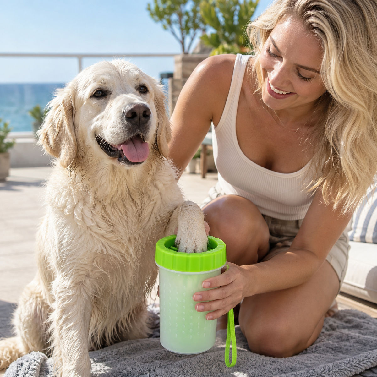 💚 Portable Paw Cleaner | Soft Silicone Deep-Clean Cup