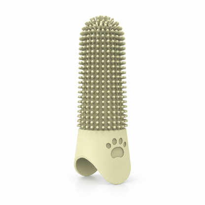 💛 Finger Pet Toothbrush | Soft Silicone Bristles & Gentle Dental Cleaning