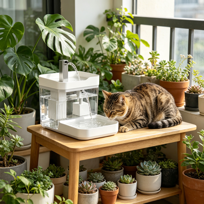 💧 Automatic Pet Water Fountain | Fresh Flow Drinking Station