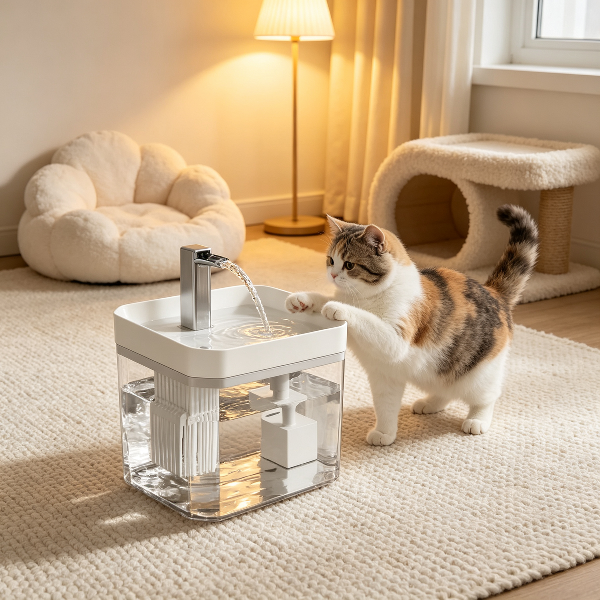 💧 Automatic Pet Water Fountain | Fresh Flow Drinking Station