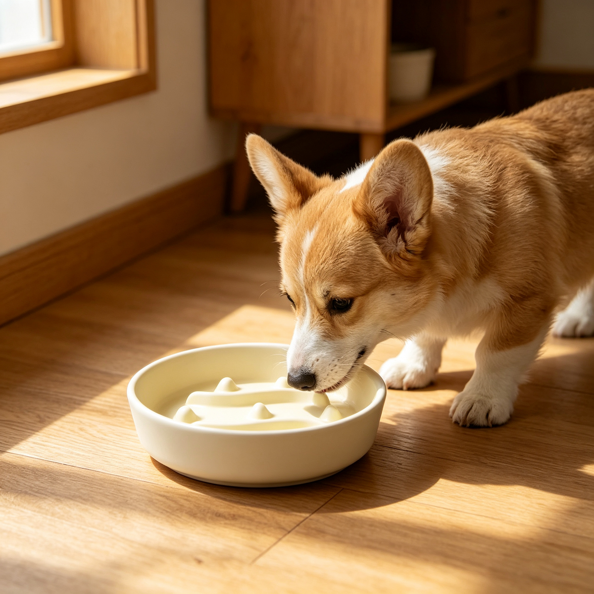 🐶 Slow Feeder Pet Bowl | Fun Anti-Gulping Feeding Bowl