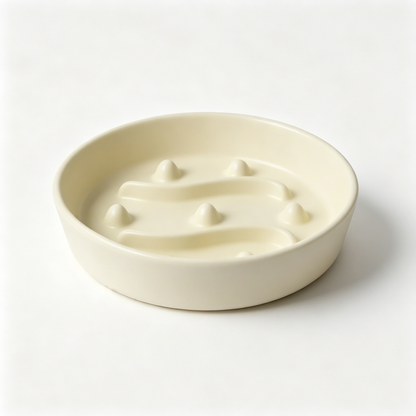 🐶 Slow Feeder Pet Bowl | Fun Anti-Gulping Feeding Bowl