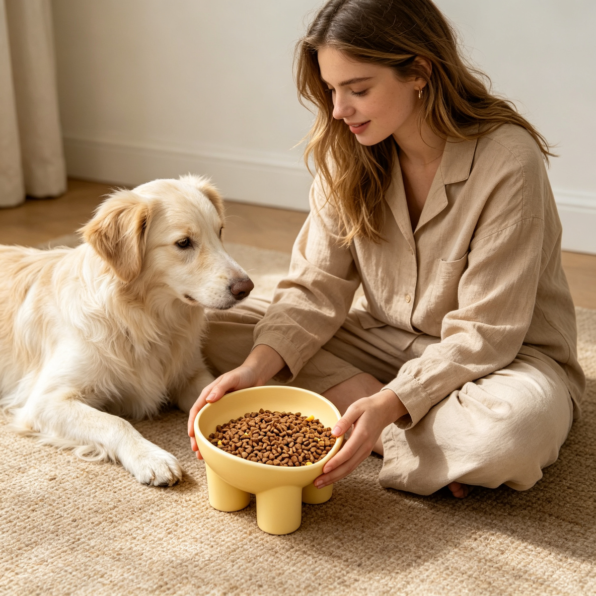 🐾 Elevated Pet Bowl | Raised Feeding Bowl