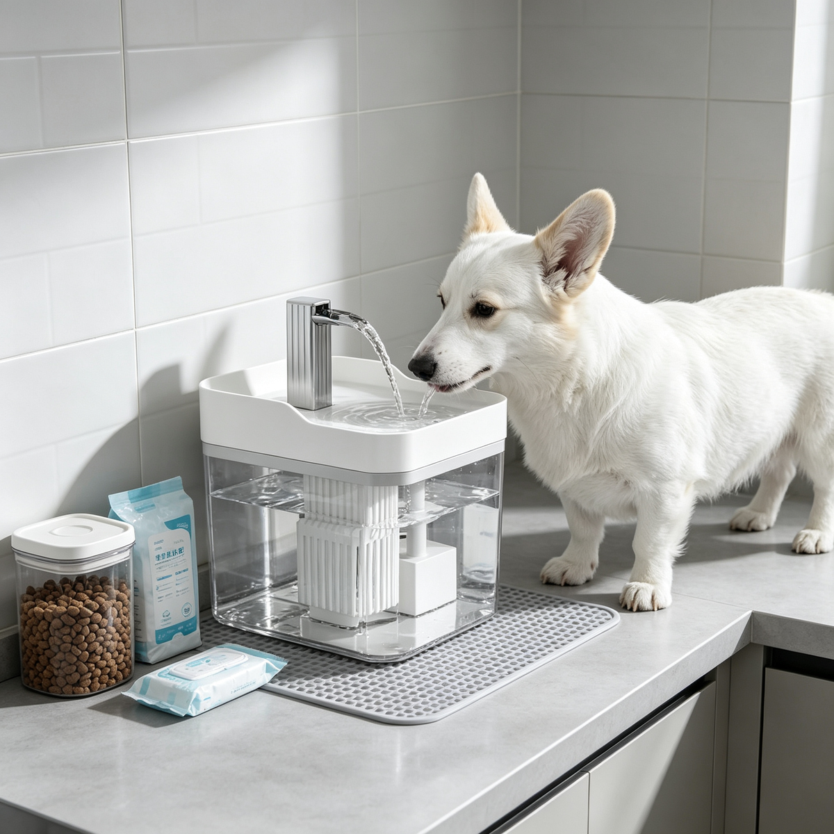 💧 Automatic Pet Water Fountain | Fresh Flow Drinking Station
