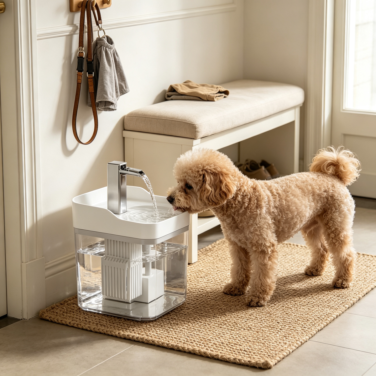 💧 Automatic Pet Water Fountain | Fresh Flow Drinking Station