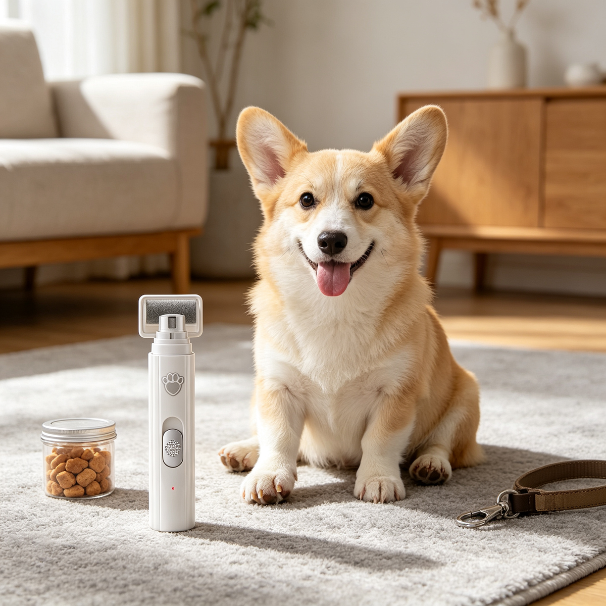 ⚪ Electric Pet Nail Grinder | Gentle Paw Care