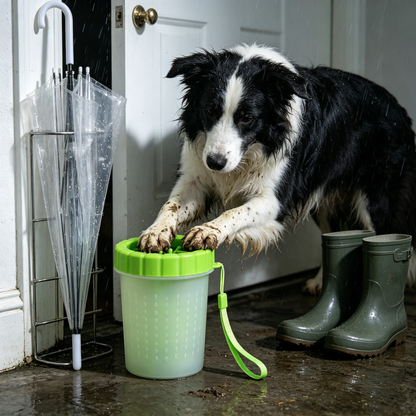 💚 Portable Paw Cleaner | Soft Silicone Deep-Clean Cup