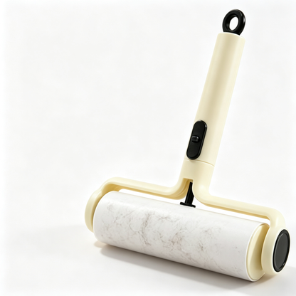 🤍 Reusable Pet Hair Roller | Quick Fur Pickup & Easy-Clean Design
