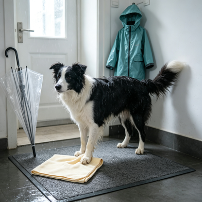 🤍 Quick-Dry Pet Towel | Ultra-Soft Absorbent Bath Essential