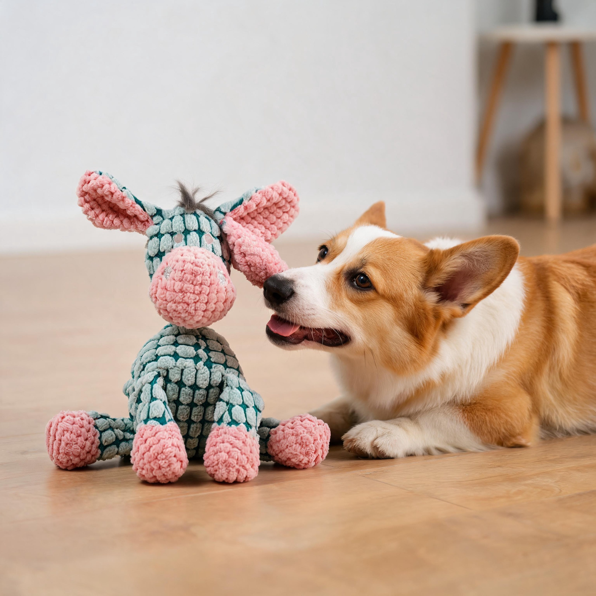 🦴 Best-Selling | Plush Texture | Indoor Play | Dog Parents | Cute Donkey Charm
