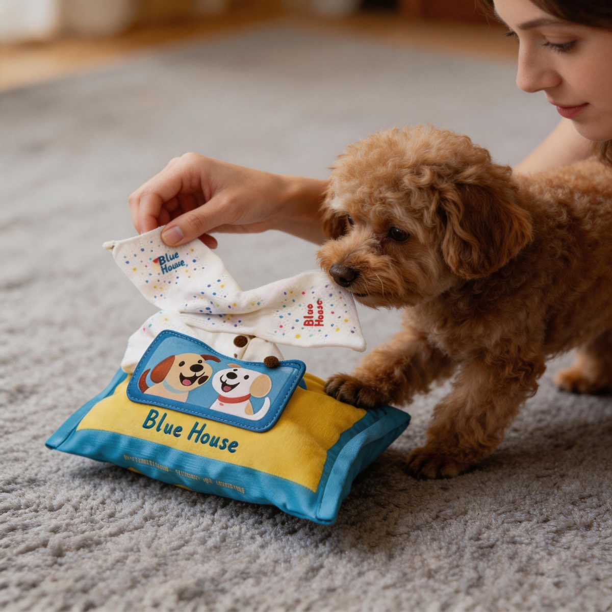 🐾 Snuffle Toy | Plush | Indoor Play | Dog Lovers | Pull-Out Fun