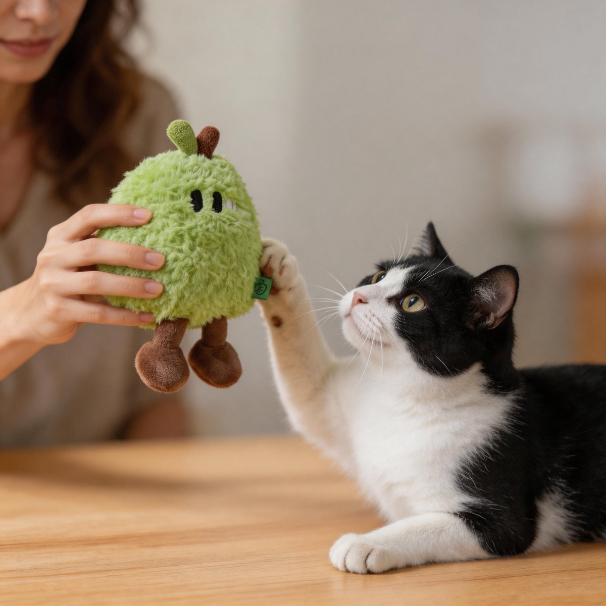🍐 Catnip Plush Toys | Soft Fabric | Indoor Play | Cat Parents | Fruity Fun