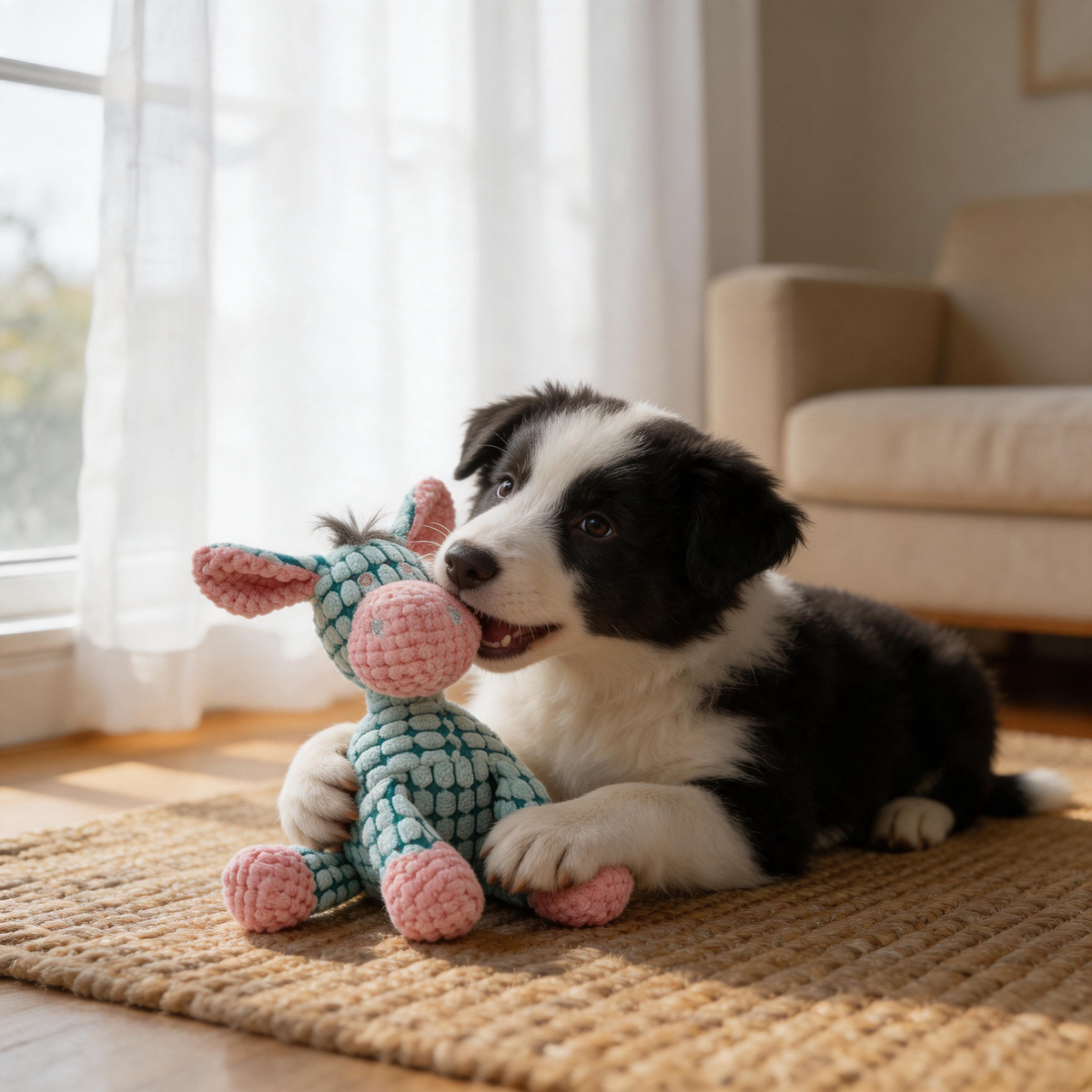 🦴 Best-Selling | Plush Texture | Indoor Play | Dog Parents | Cute Donkey Charm